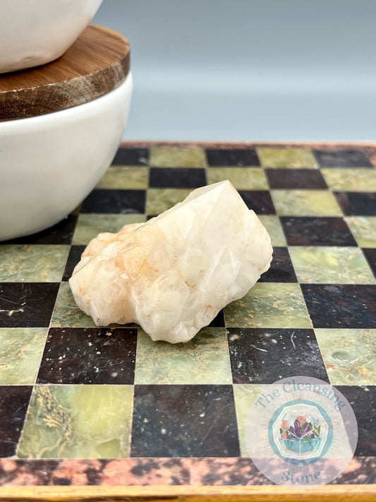 Natural White Spirit Quartz Crystal Clusters from Boekenhouthoek, South Africa