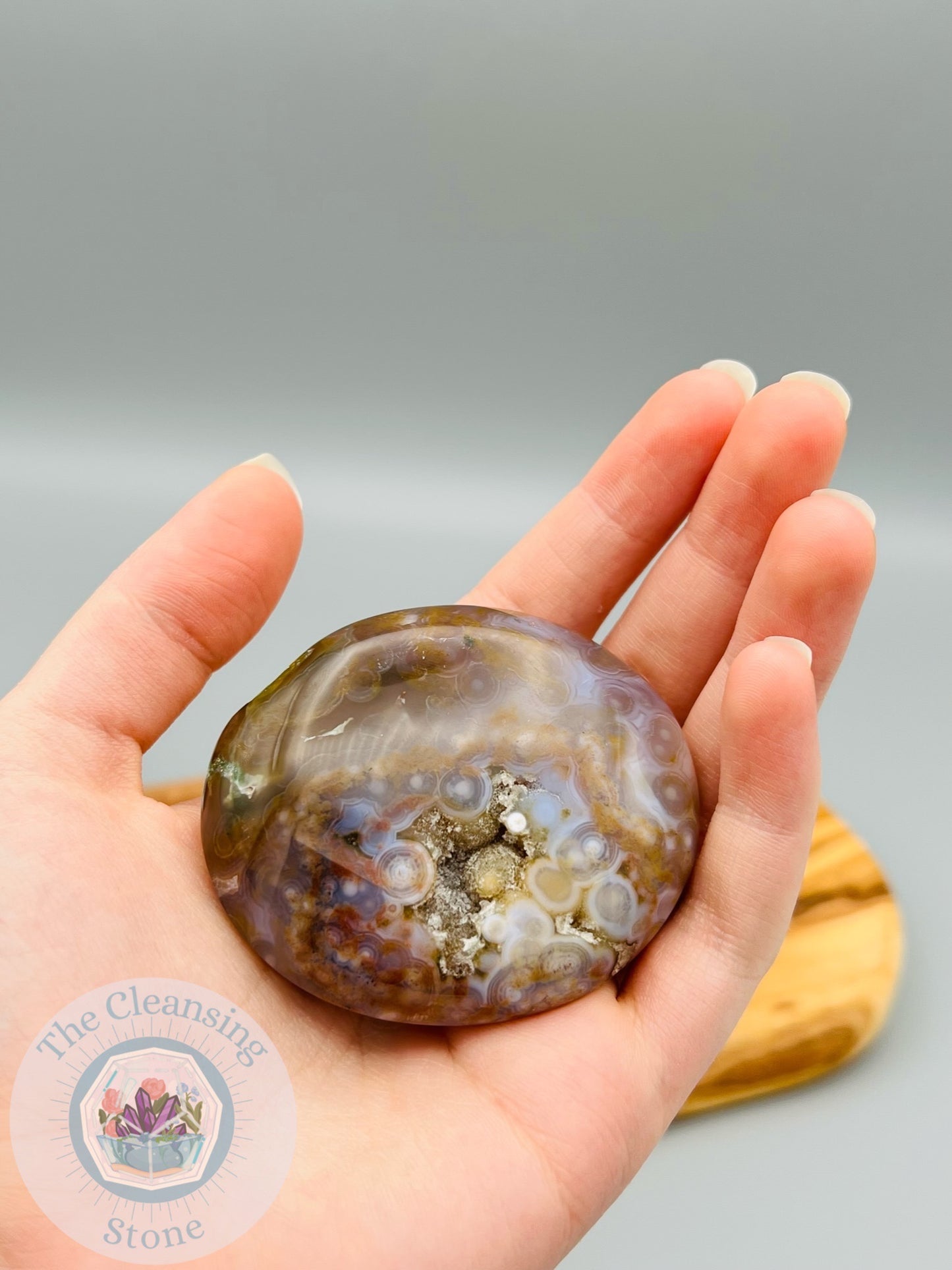 Ocean Jasper Large Palm Stones