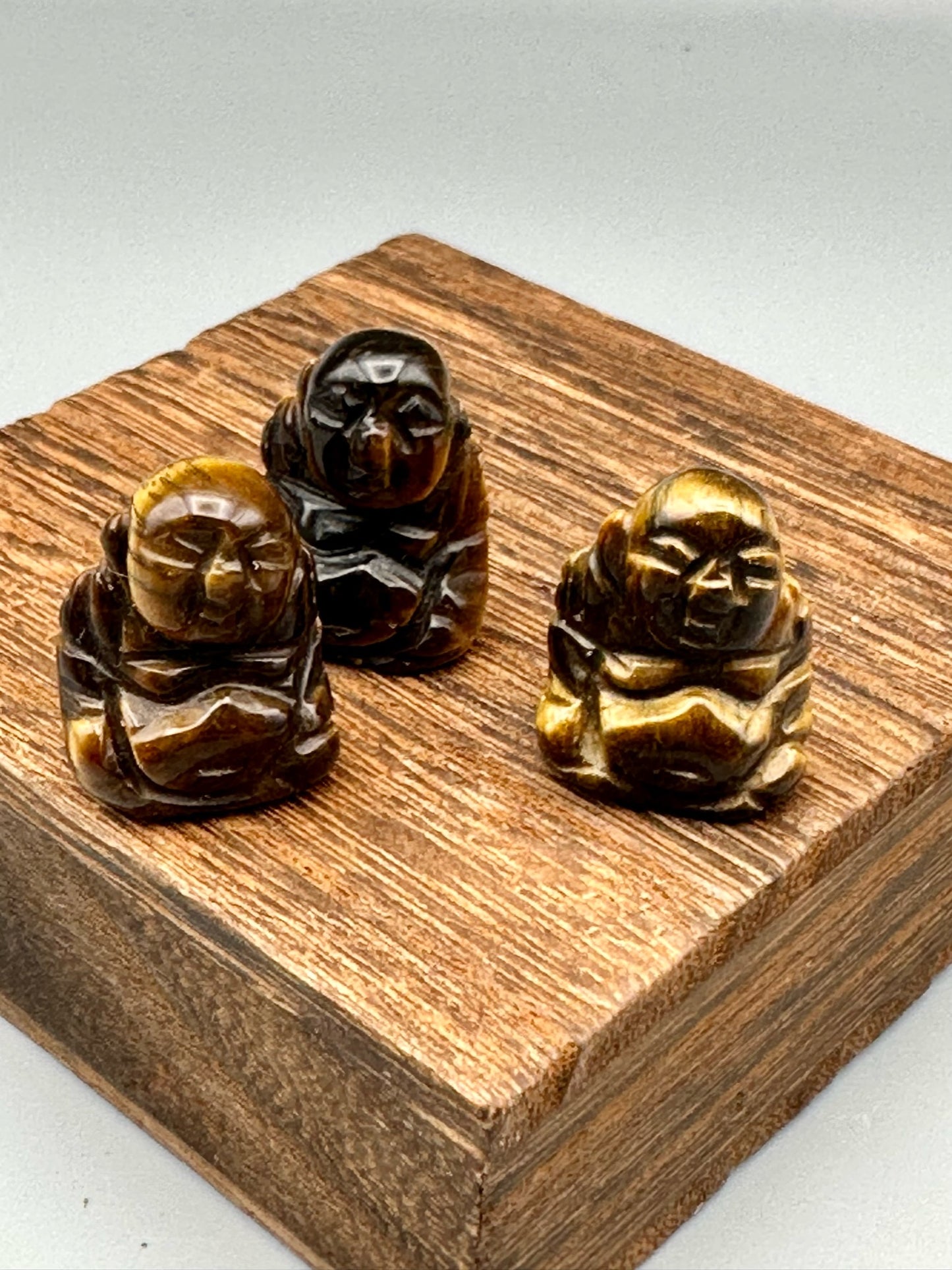 Tigers Eye Buddha Carvings