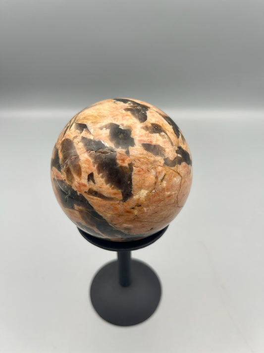 Red Graphic Feldspar Sphere