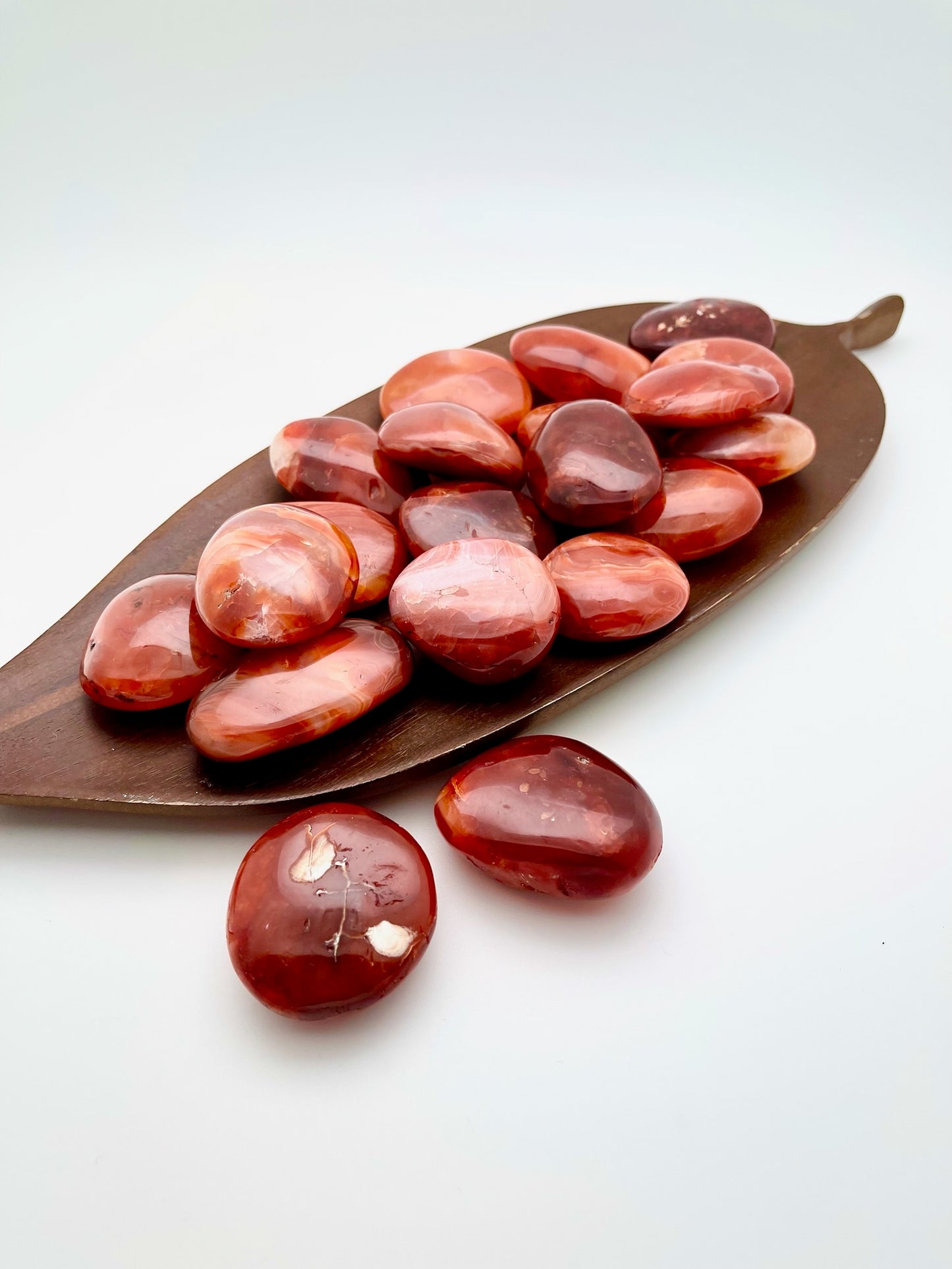 Madagascar Carnelian Palm Stones