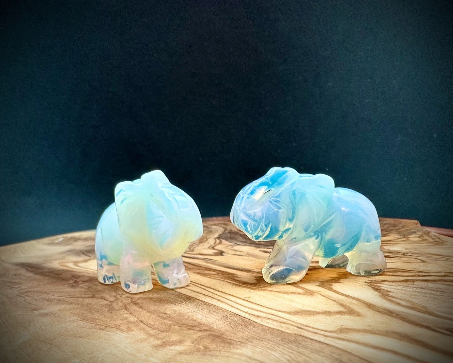 Opalite Creature Carvings